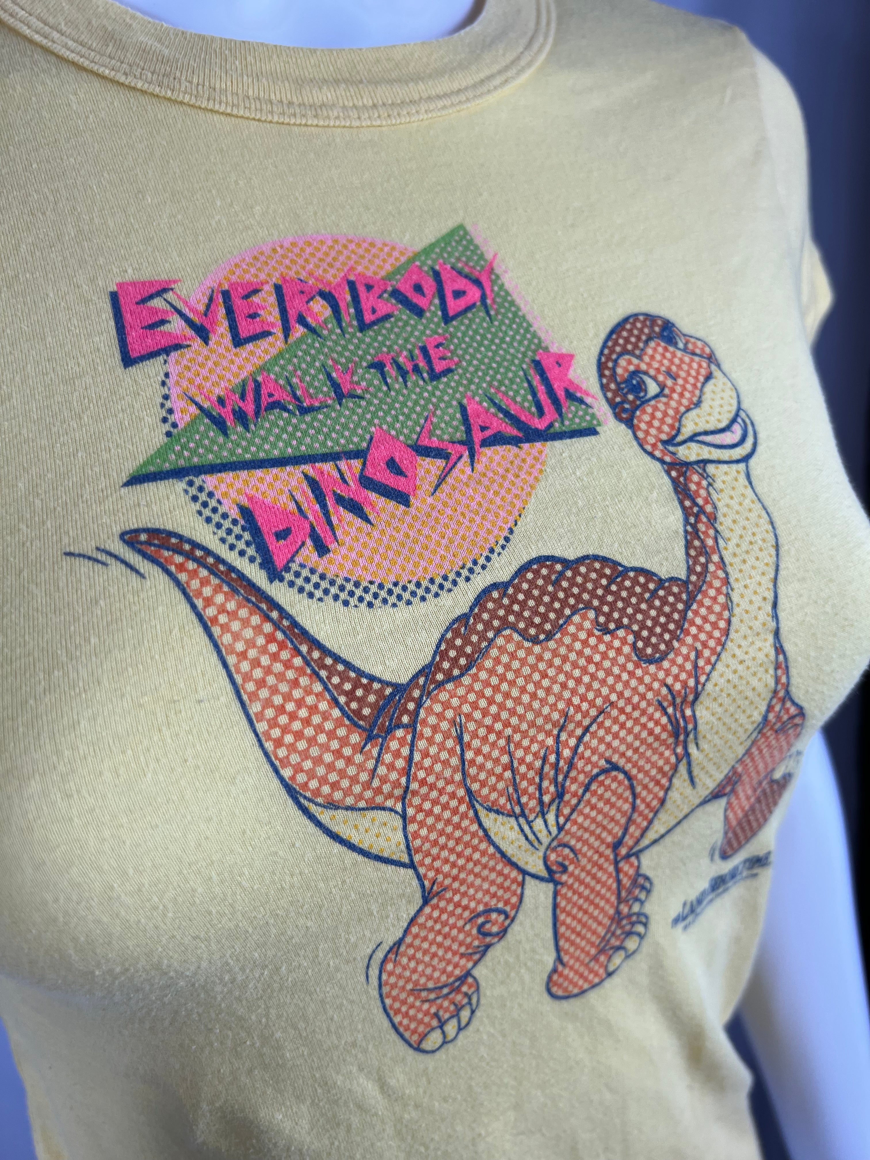 1990's "Land Before Time" Tee, Yellow