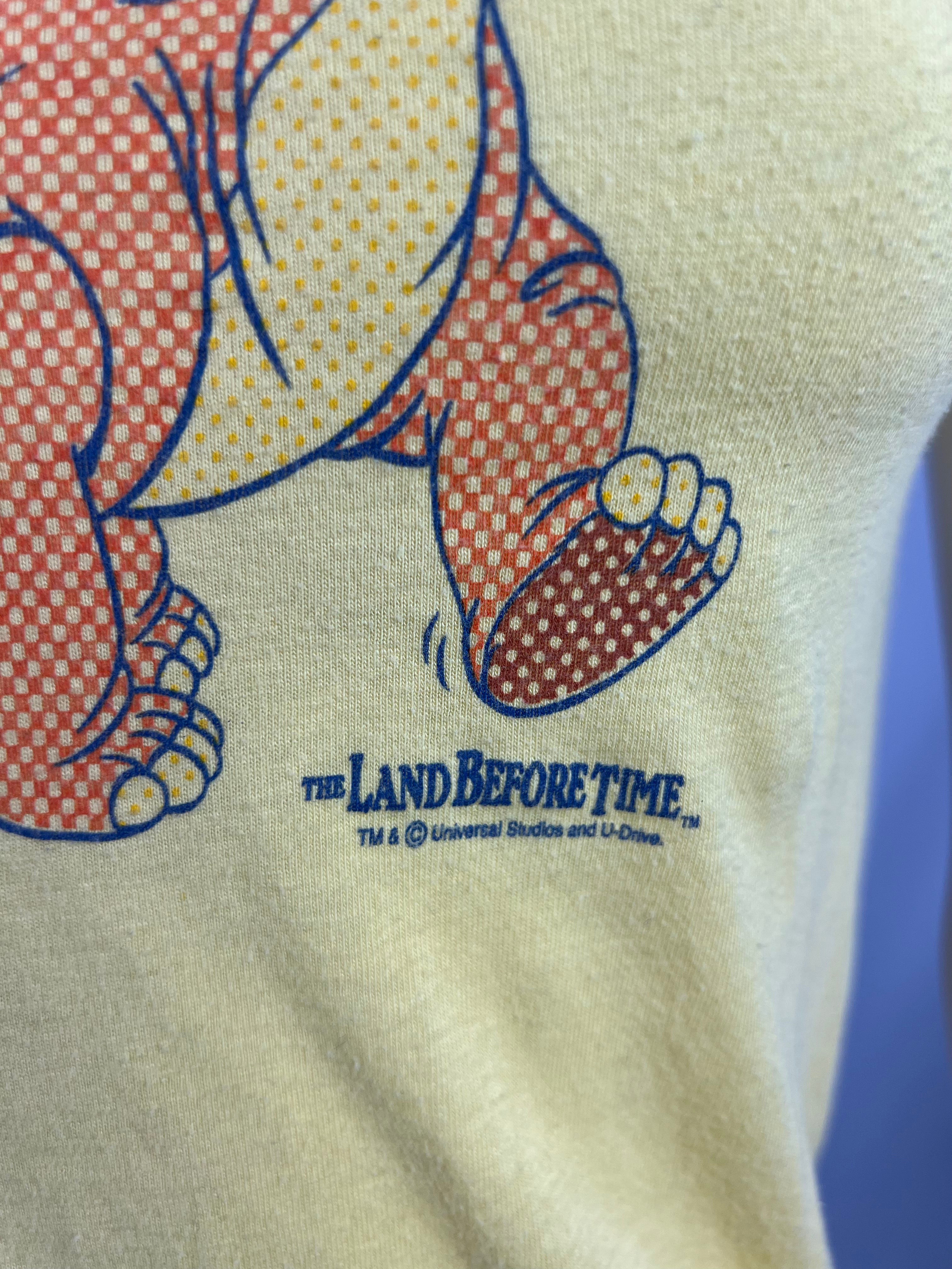 1990's "Land Before Time" Tee, Yellow