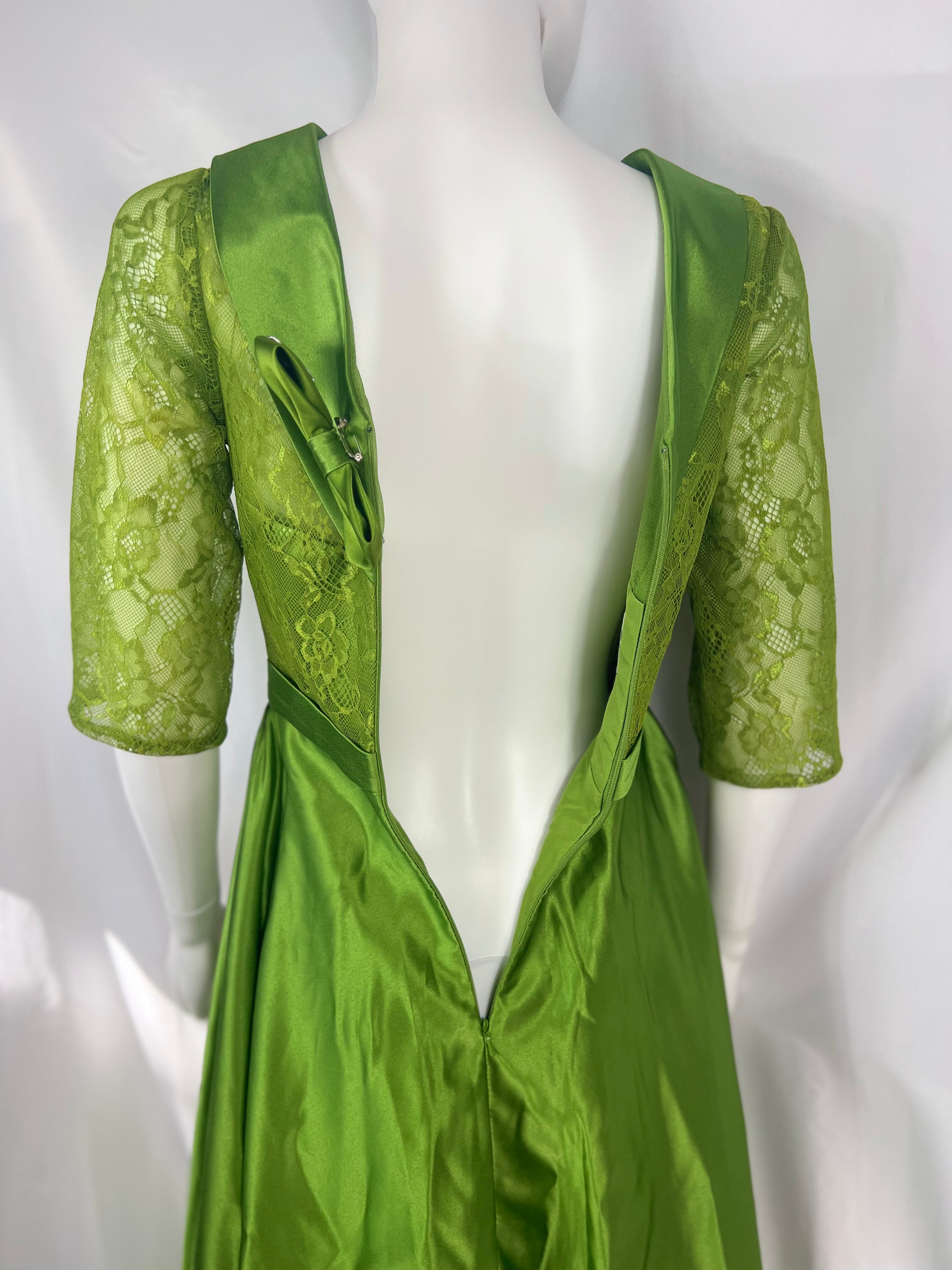 Lime Green Retro 50's Style Dress