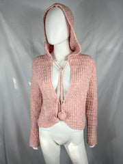 BCBG Pink Pom Pom Sweater