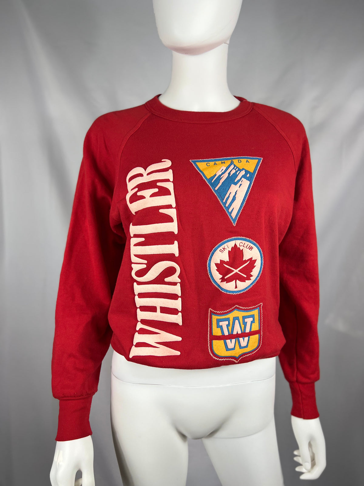 1990's Whistler Red Sweatshirt