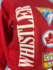 1990's Whistler Red Sweatshirt