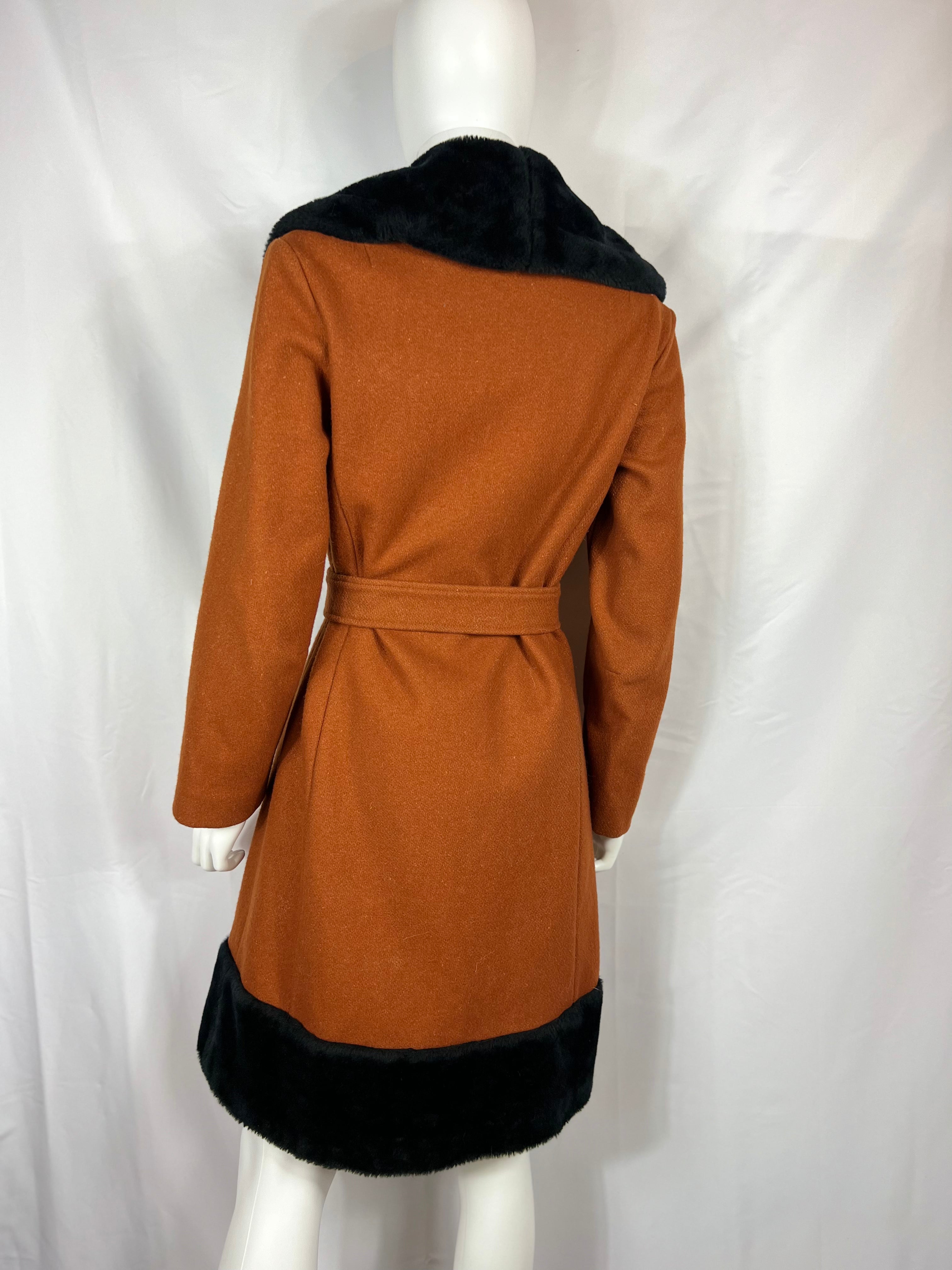 1960’s Wool & Faux Fur Coat