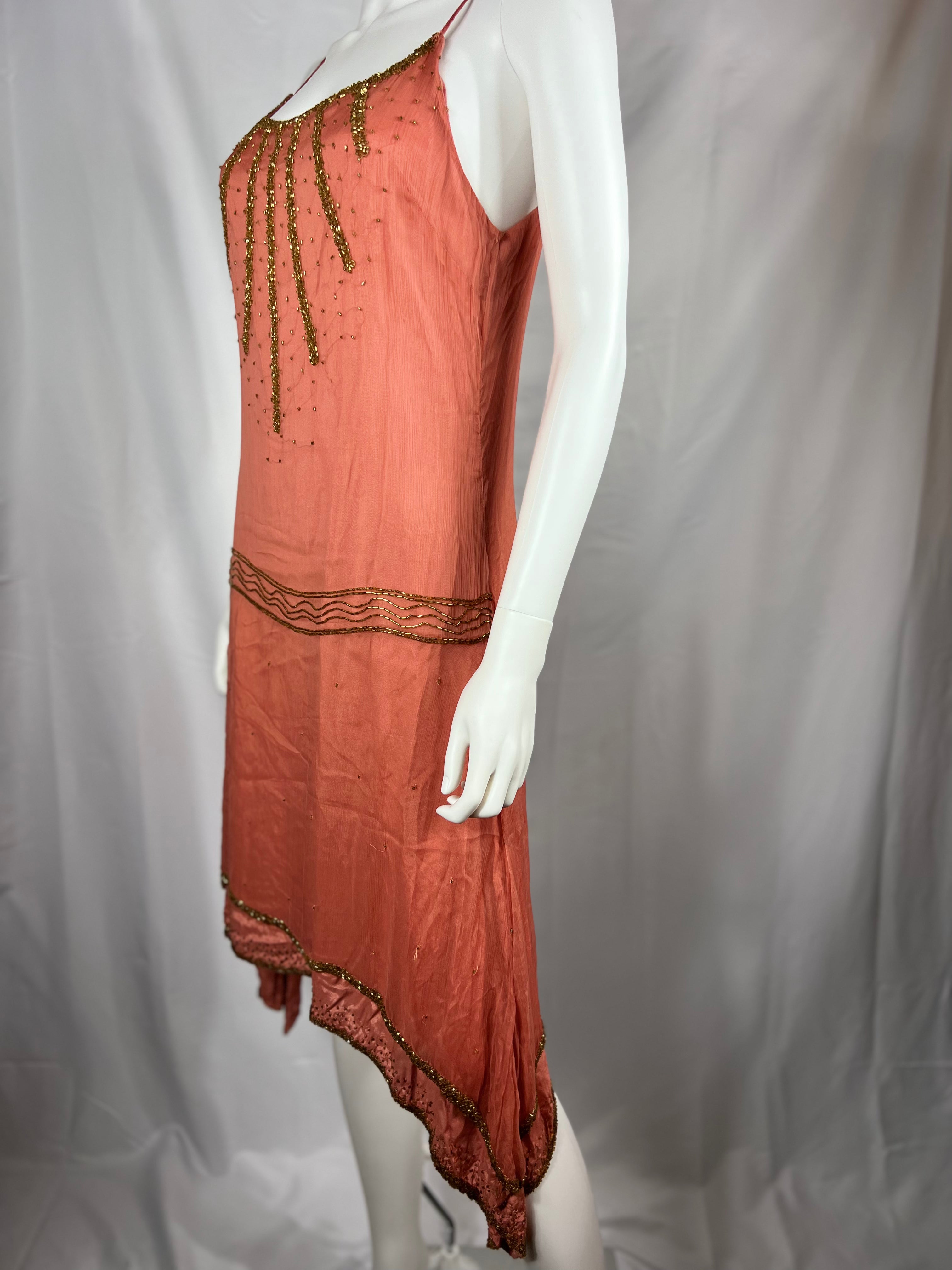 Pink Flapper 20's style dress