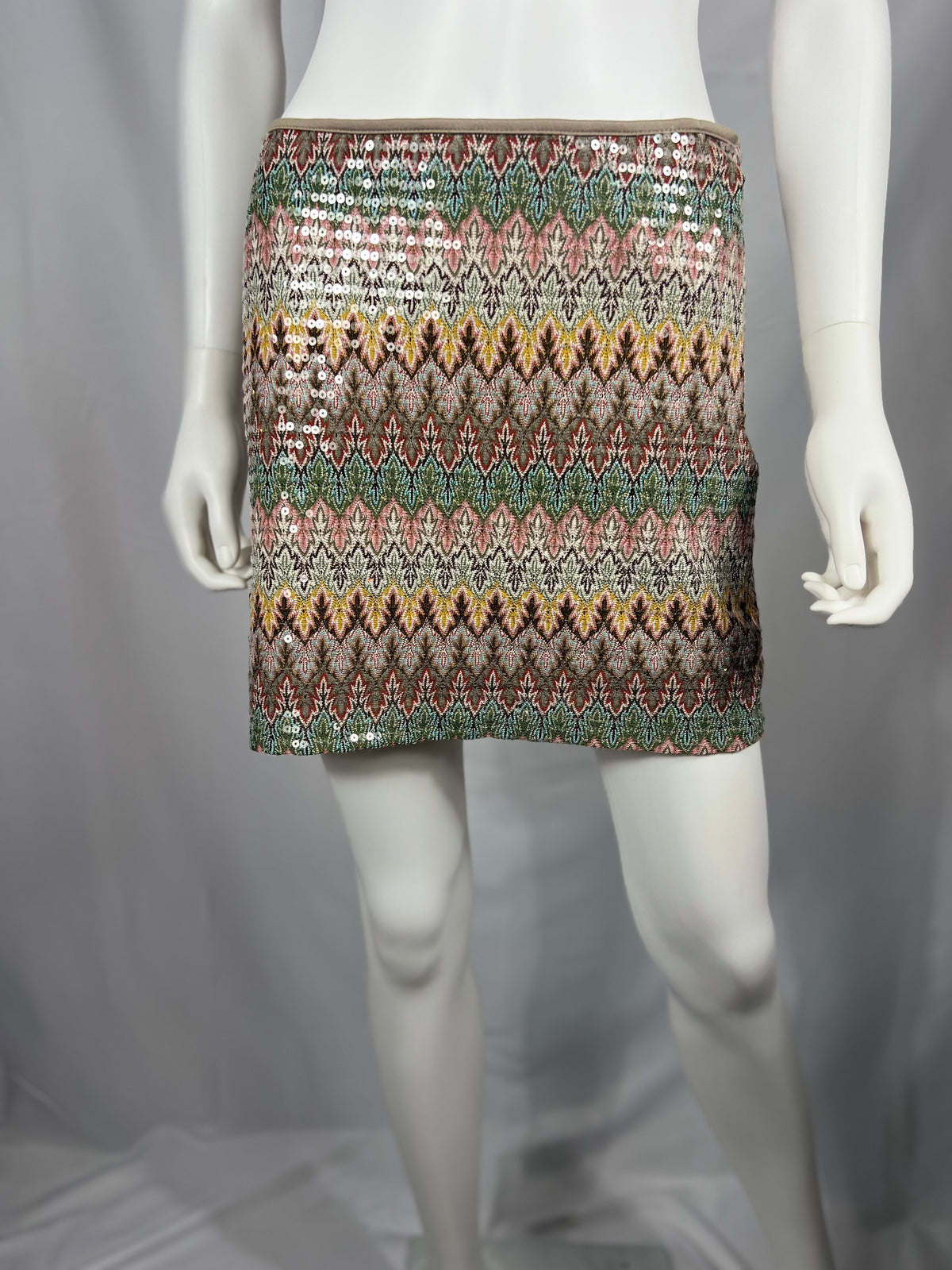 2000's Mossimo Sequin Pattern Skirt